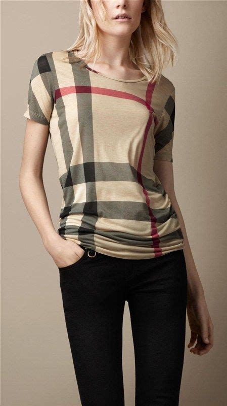 burberry womens tshirt|burberry plaid shirt women's.